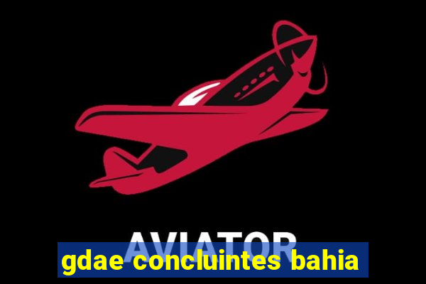 gdae concluintes bahia